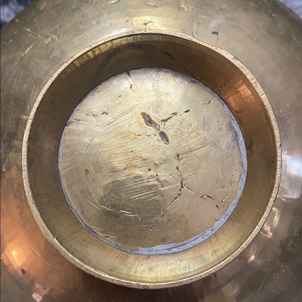 Gold Decorative Brass Plate - Picture 4 of 16